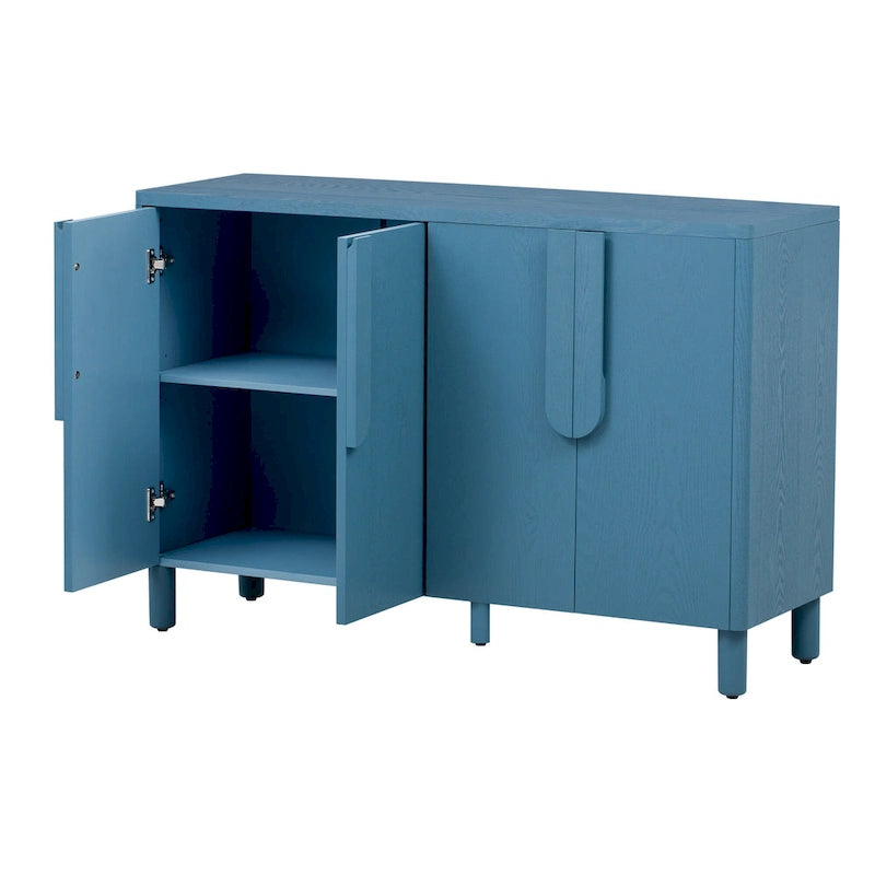 122 cm Buffet Sideboard mit verstellbaren Einlegeböden