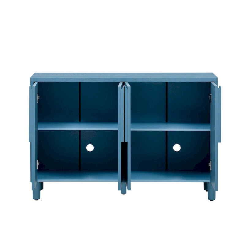 122 cm Buffet Sideboard mit verstellbaren Einlegeböden