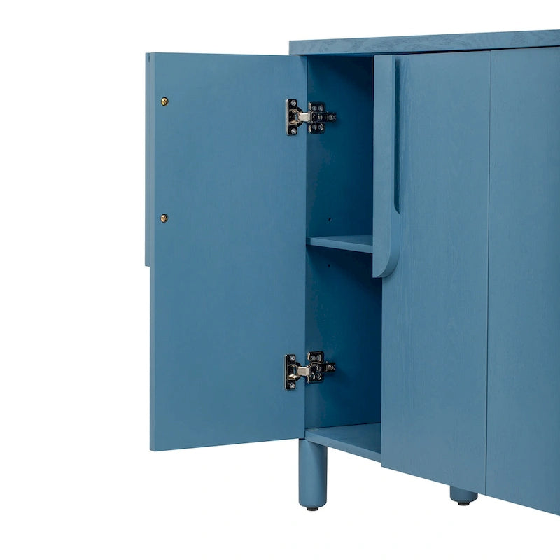 122 cm Buffet Sideboard mit verstellbaren Einlegeböden