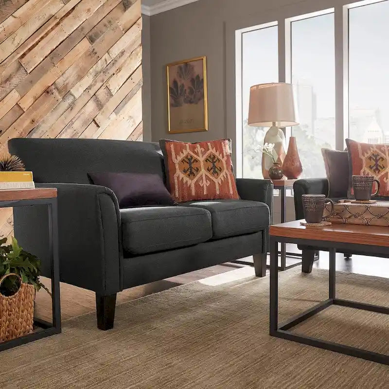 Modernes Loveseat mit Kissenrückenlehne