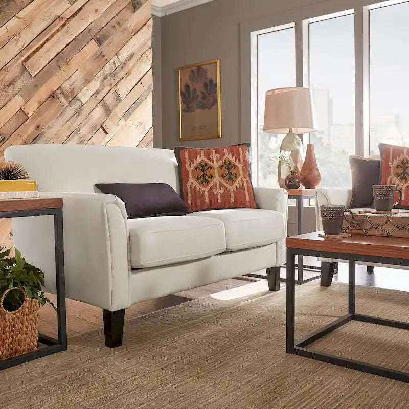 Modernes Loveseat mit Kissenrückenlehne