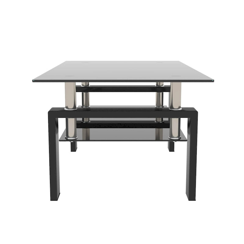 Rechteckiger Couchtisch aus Glas