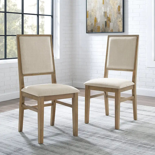 2-teiliges Polsterstuhl-Set – 46,36B x 53,34T x 101,29H cm