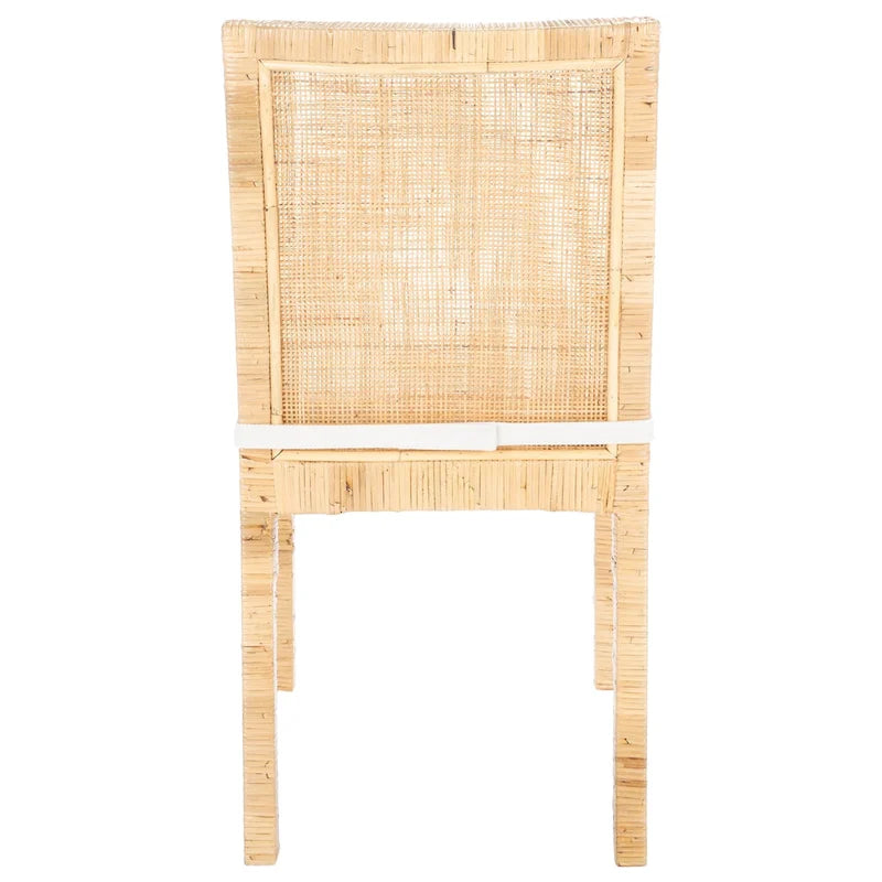 Esszimmerstuhl aus Rattan mit Kissen, 2er-Set – 56B x 46T x 99H