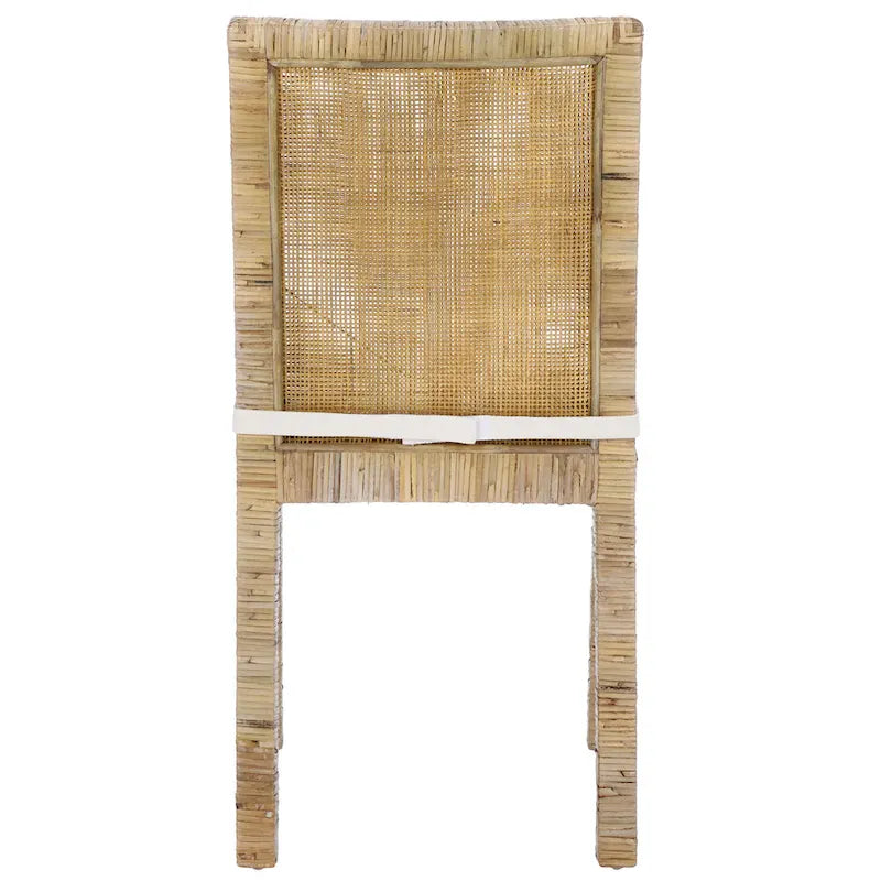 Esszimmerstuhl aus Rattan mit Kissen, 2er-Set – 56B x 46T x 99H