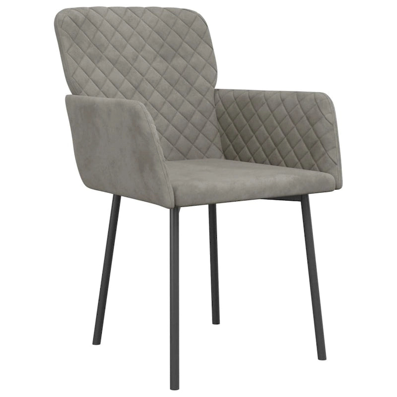 Esszimmerstühle 2 Stück Akzent Stühle Polsterstuhl für Wohnzimmer Samt - 51,6 x 61 x 78,5