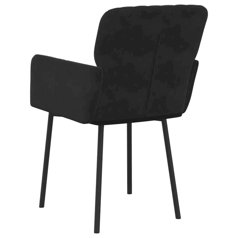 Esszimmerstühle 2 Stück Akzent Stühle Polsterstuhl für Wohnzimmer Samt - 51,6 x 61 x 78,5