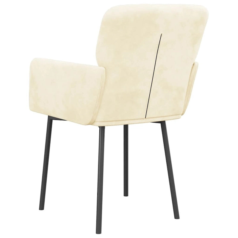 Esszimmerstühle 2 Stück Akzent Stühle Polsterstuhl für Wohnzimmer Samt - 51,6 x 61 x 78,5