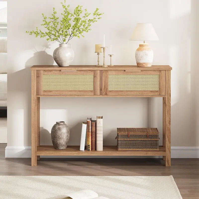 Entryway Table with 2 Drawers