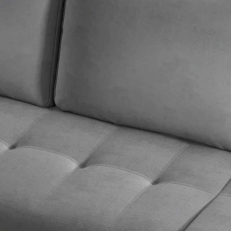 Eckschlafsofa mit Recamiere (links/rechts montierbar) und Stauraum