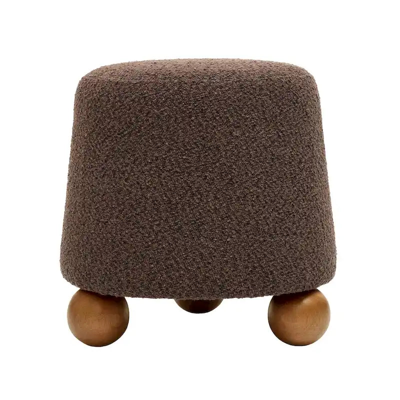 Bouclé-Polsterhocker