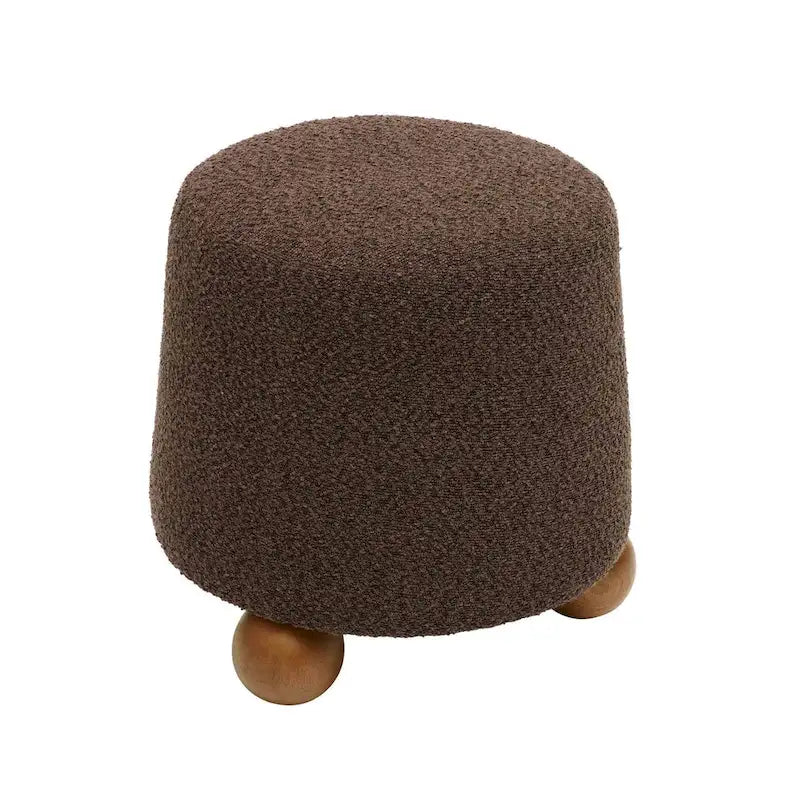 Bouclé-Polsterhocker