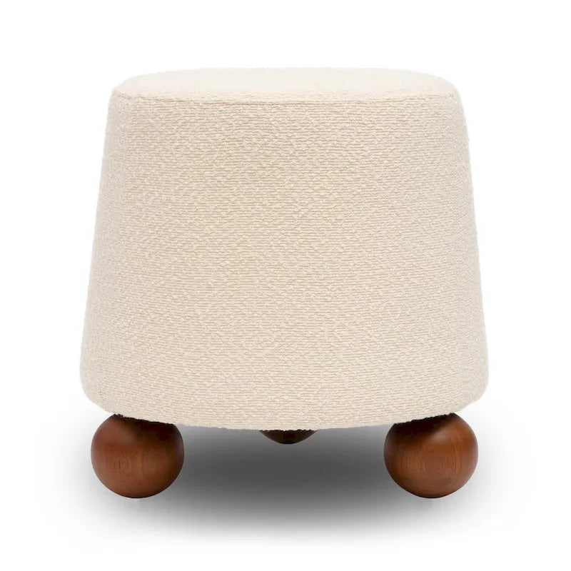 Bouclé-Polsterhocker