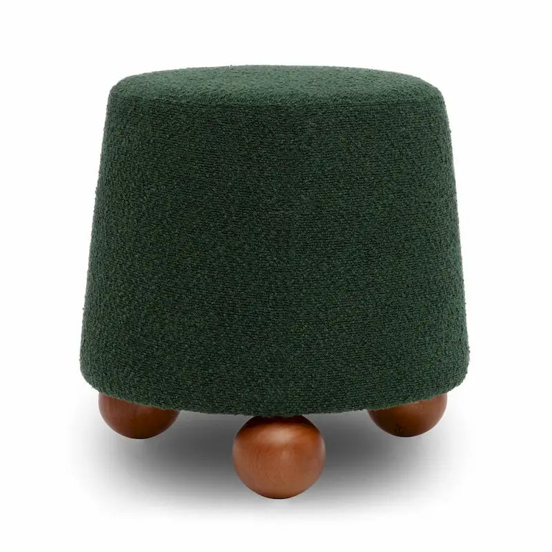 Bouclé-Polsterhocker