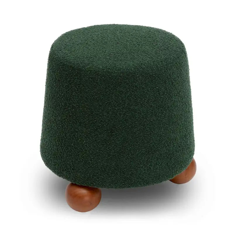 Bouclé-Polsterhocker