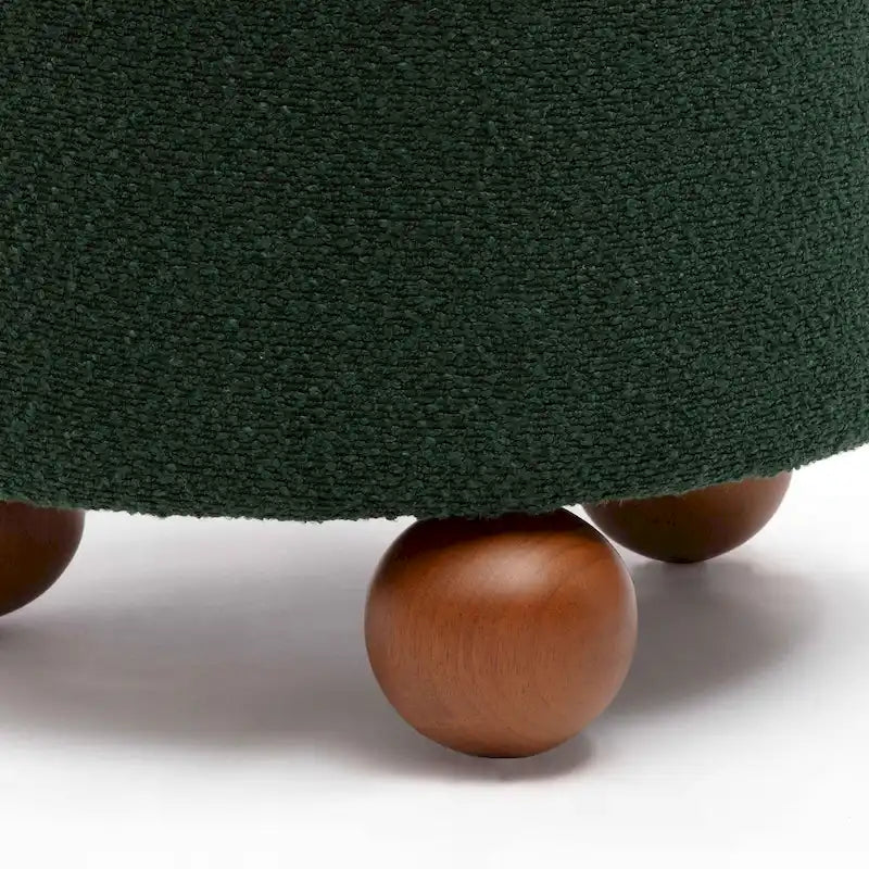 Bouclé-Polsterhocker