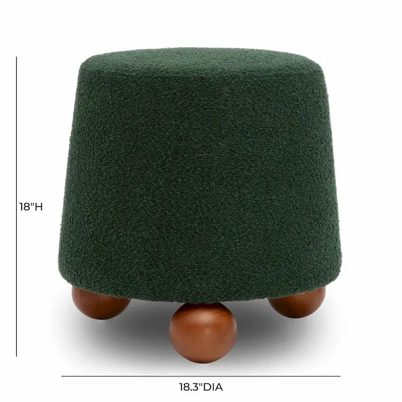 Bouclé-Polsterhocker