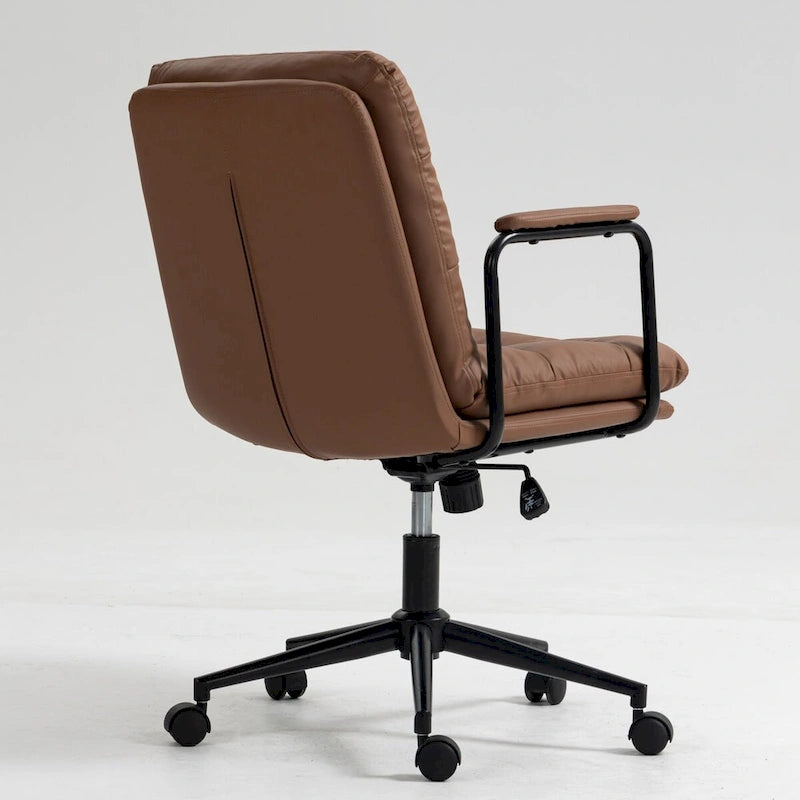 Home Office Schreibtischstuhl Drehstuhl mit gepolsterter Armlehne