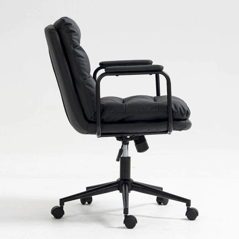 Home Office Schreibtischstuhl Drehstuhl mit gepolsterter Armlehne