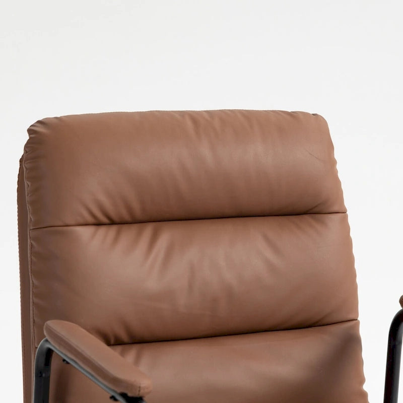 Home Office Schreibtischstuhl Drehstuhl mit gepolsterter Armlehne