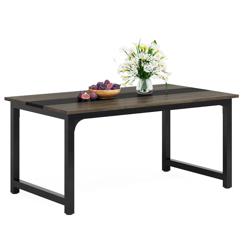 63 Zoll Industrie Esstisch, Moderner Küchentisch - 63 L x 31.5 B x 29.13 H